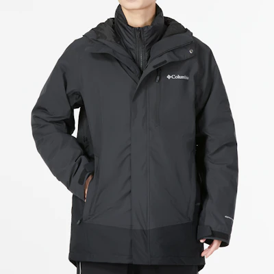 Columbia 經典標誌保暖拉鍊連帽外套 - 黑色 WE0900-010 Details for Columbia 經典標誌保暖拉鍊連帽外套 - 黑色 WE0900-010