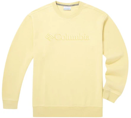 Columbia Logo印花圓領運動衫 男女適用 淡黃色 AE3664-785 Buy Columbia Logo印花圓領運動衫 男女適用 淡黃色 AE3664-785