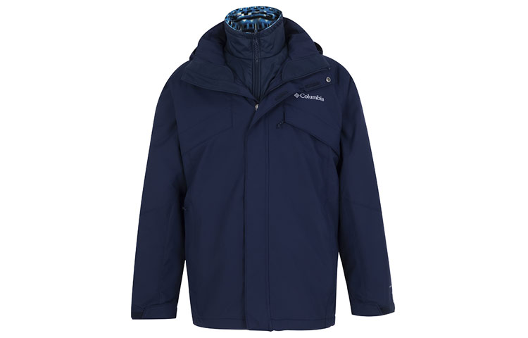 Order 哥倫比亞 Navy 防水三合一外套，多功能可拆刷毛，適合登山與旅行 WE1273-466