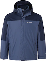 Columbia Navy Blue Waterproof Windproof Fleece Jacket for Hiking & Urban Use WE3321-478 Columbia Navy Blue Waterproof Windproof Fleece Jacket for Hiking & Urban Use WE3321-478