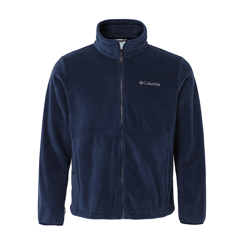 Shop 哥倫比亞深藍色防水防風刷毛外套，適合登山與日常城市穿搭 WE3321-478