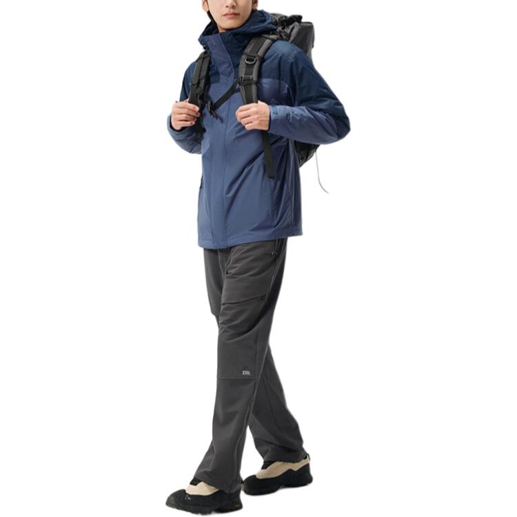 Cheap 哥倫比亞深藍色防水防風刷毛外套，適合登山與日常城市穿搭 WE3321-478