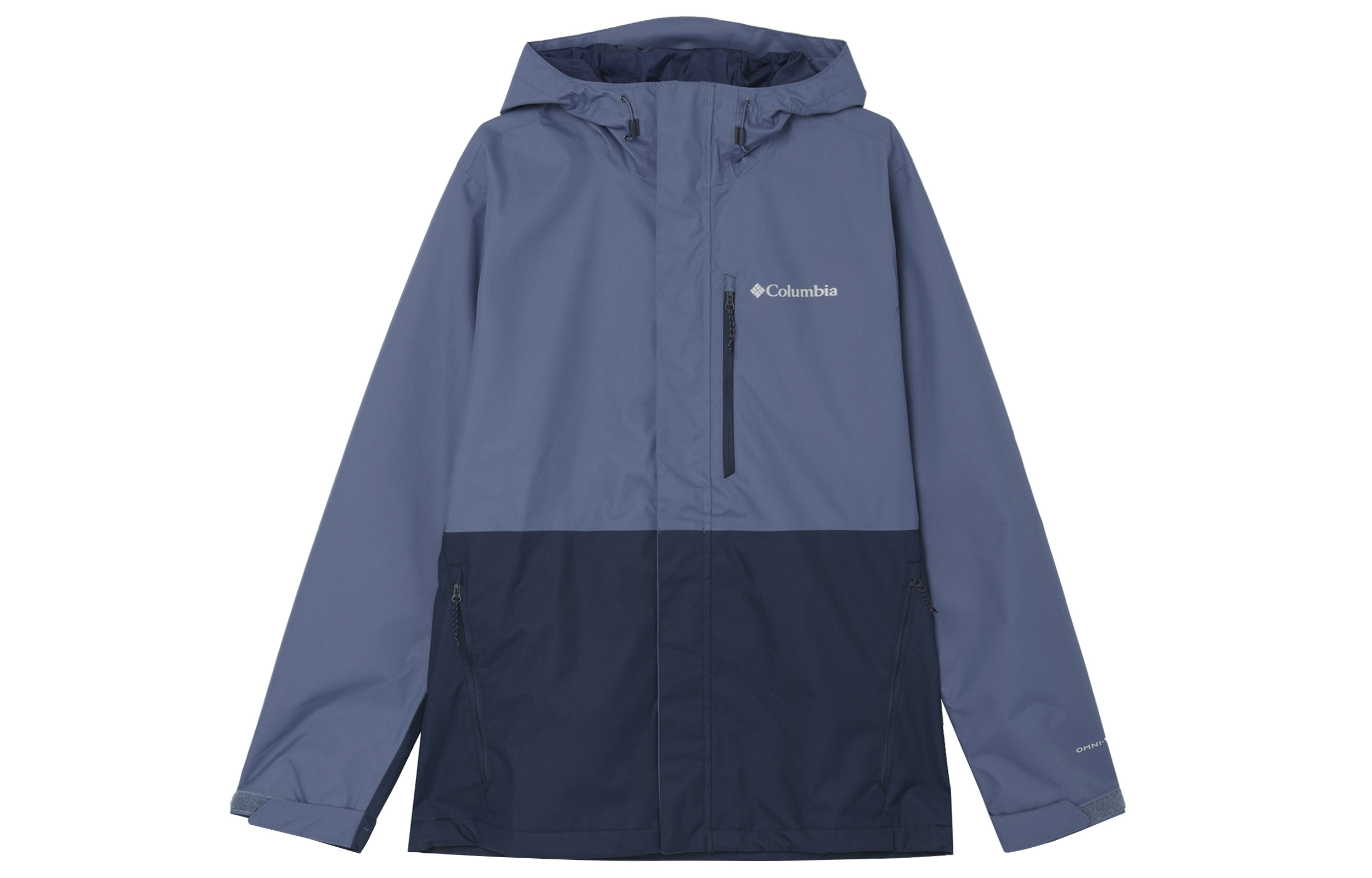 Columbia Navy Blue Waterproof Windproof Hiking Jacket for Outdoor Adventures WE2619-478
