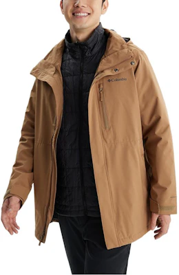 Columbia Omni-Heat 3合1防水防風外套 棕色 男款 FW24 WE8778-257 Shop Columbia Omni-Heat 3合1防水防風外套 棕色 男款 FW24 WE8778-257