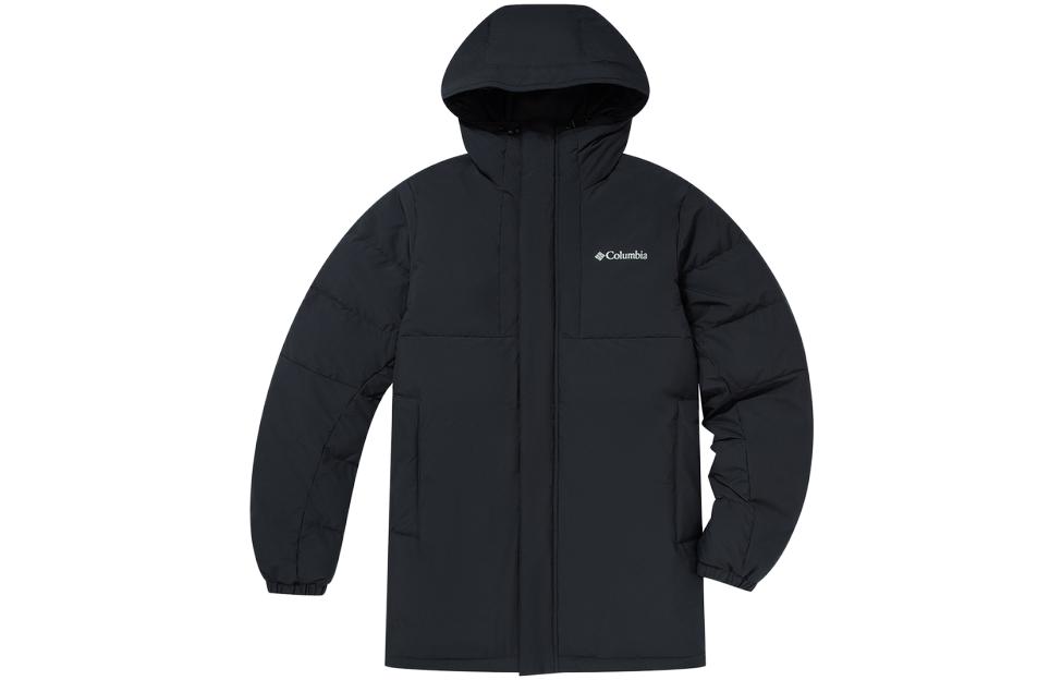 Columbia Omni-Heat  Long Hooded Down Jacket Casual Winter Coat. WE8506-010