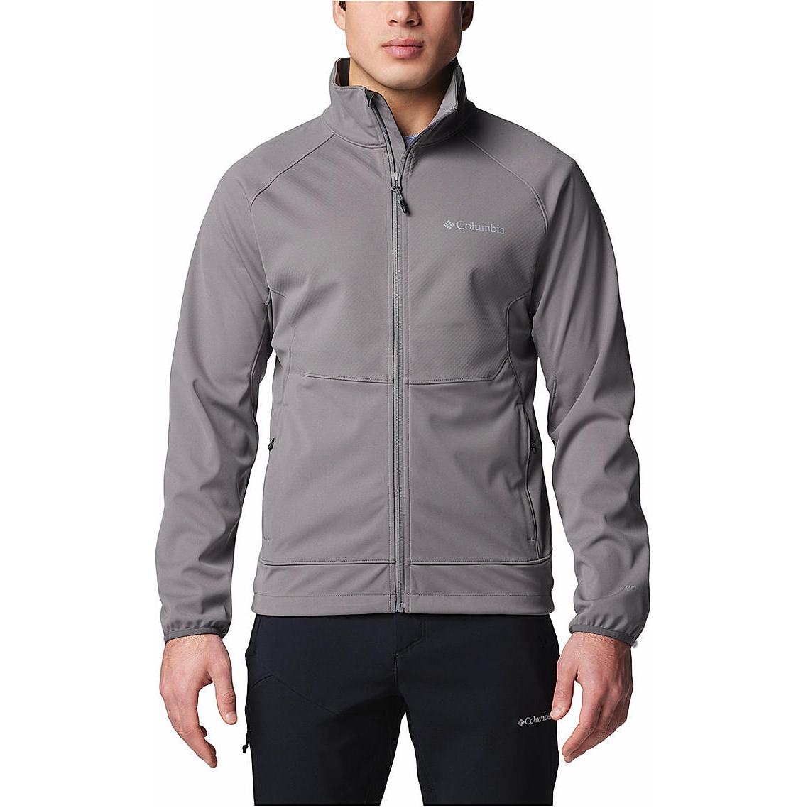 Columbia Omni-Heat Solid Softshell Zip Jacket Gray Long Sleeve Outerwear WE0698-023 圖 3