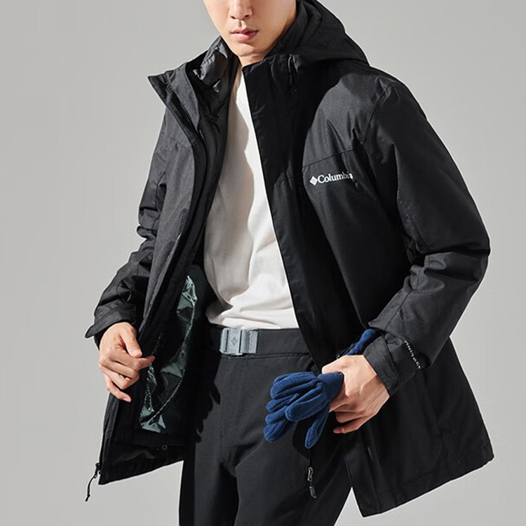 Cheap Chaqueta Columbia Omni-Heat Impermeable Transpirable 3 en 1 Negra WE1155-010