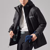 Cheap Columbia Omni-Heat 防水透氣三合一外套 黑色 WE1155-010