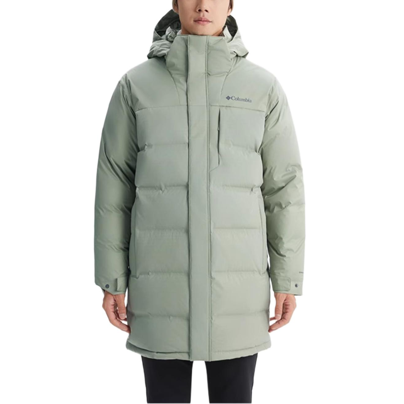 Lookbook 哥伦比亚防水羽绒服绿色男女款加热保暖外套 Omni-Heat 技术 XE1260-348