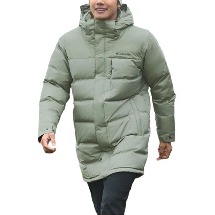 Purchase 哥伦比亚防水羽绒服绿色男女款加热保暖外套 Omni-Heat 技术 XE1260-348