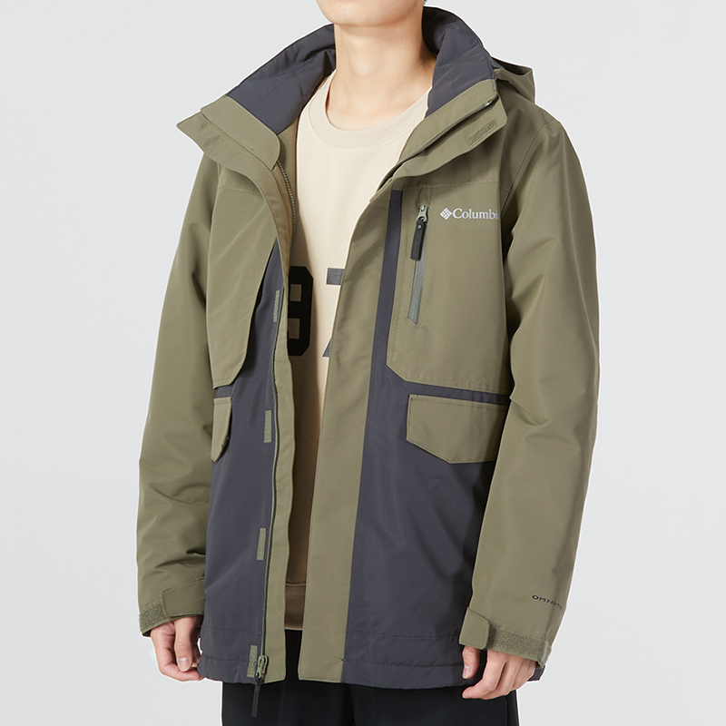 Columbia Omni-Heat Waterproof Windproof Hooded Jacket Army Green WE4354-397 圖 6