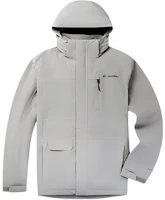 Columbia Outdoor 3-in-1 Waterproof Windproof Jacket - Solid Gray XE2587-027 Columbia Outdoor 3-in-1 Waterproof Windproof Jacket - Solid Gray XE2587-027