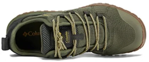 Lookbook Columbia哥倫比亞 休閒運動 防滑耐磨 低幫 戶外功能鞋 男款 軍綠色