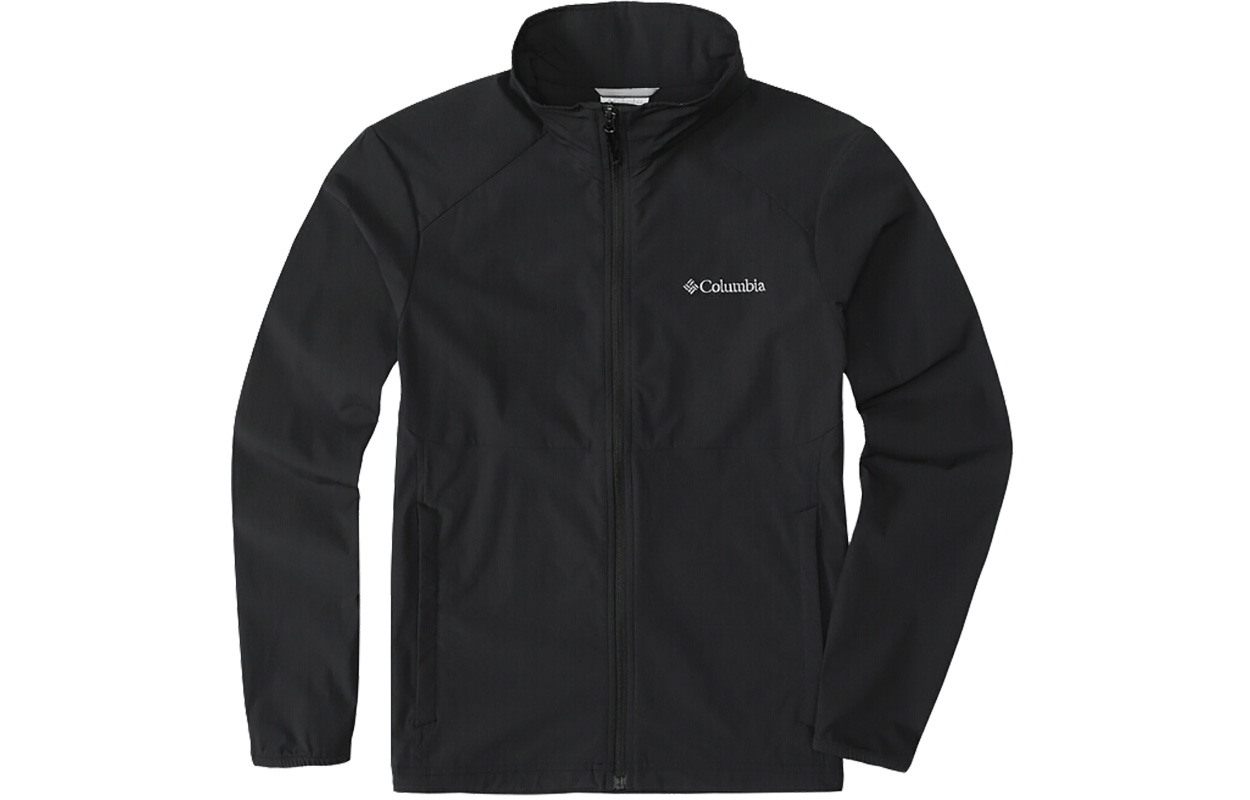 Columbia Outdoor Waterproof Breathable Logo Running Jacket Black WE1306-010