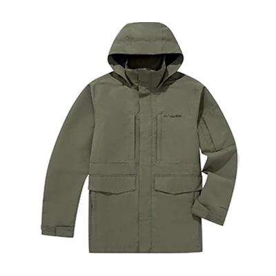 Columbia Outdoor Waterproof Hooded Jacket Army Green WE9012-397