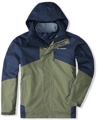Chaqueta Columbia 3-en-1 Impermeable, Cortavientos, Polar Unisex Verde Militar. WE1273397 Buy Chaqueta Columbia 3-en-1 Impermeable, Cortavientos, Polar Unisex Verde Militar. WE1273397