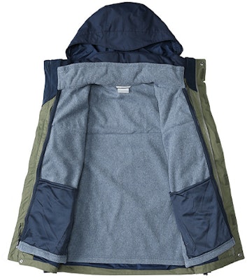 Chaqueta Columbia 3-en-1 Impermeable, Cortavientos, Polar Unisex Verde Militar. WE1273397 Shop Chaqueta Columbia 3-en-1 Impermeable, Cortavientos, Polar Unisex Verde Militar. WE1273397