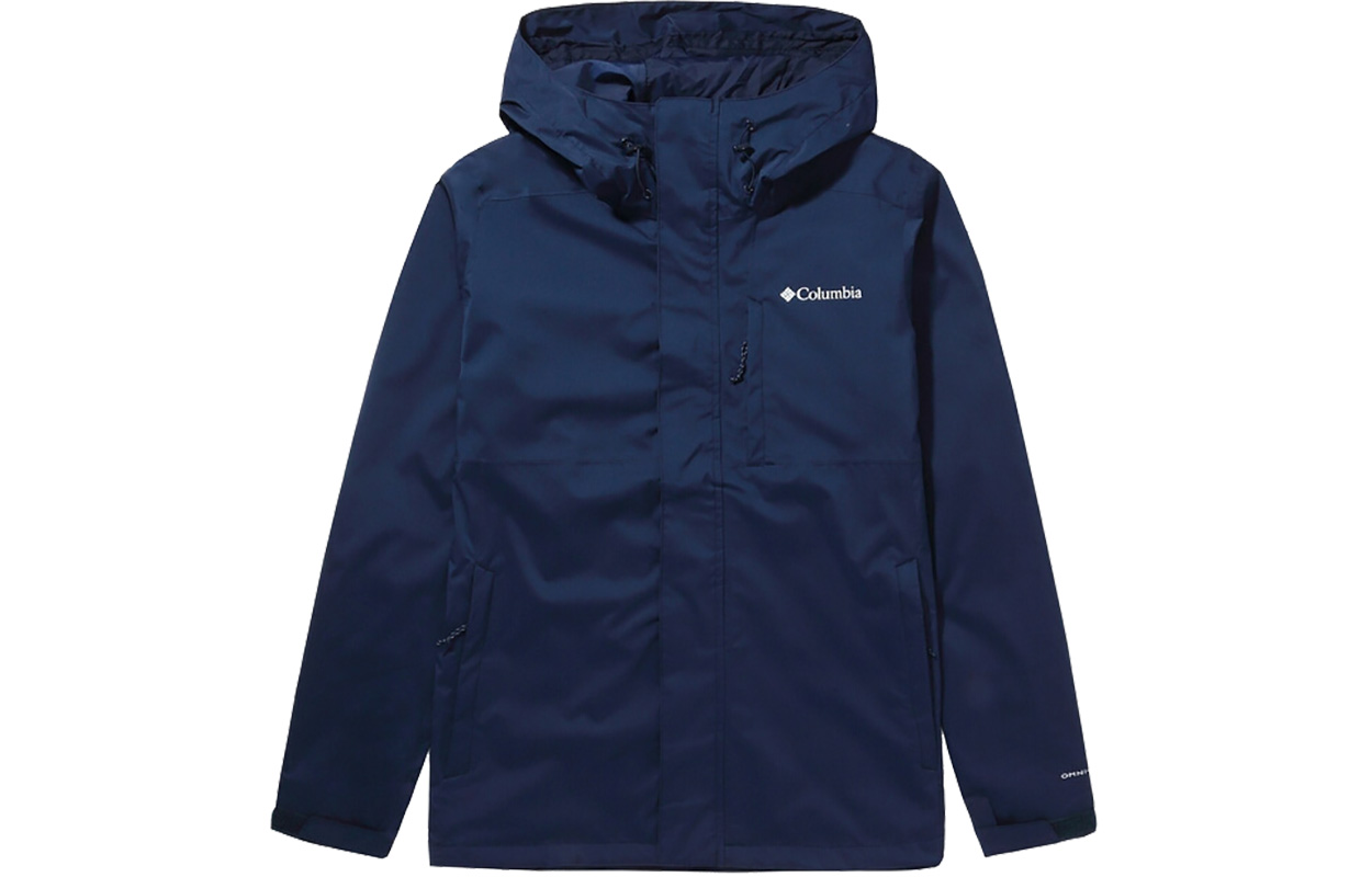 Columbia Outdoor Waterproof Windproof Breathable Hiking Jacket - Navy RE0086-464