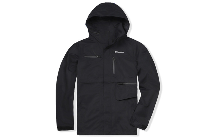 Columbia Outdoor Waterproof Windproof Hooded Softshell Jacket - Black WE1349010