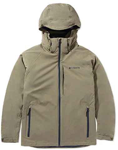 columbia-outdoor-windproof-insulated-hooded-jacket-brown-green-we-1157-397