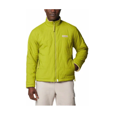 Columbia Panorama Wallowa Reversible Logo Jacket Green - Stylish & Comfy 2090782-390