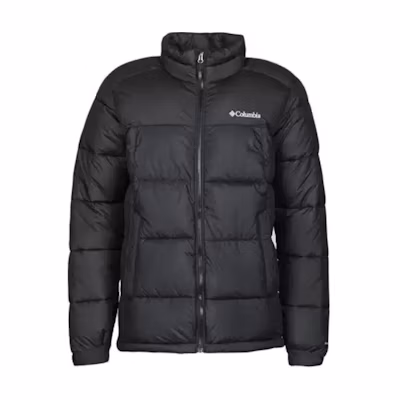 Columbia Pike Lake™ Puffer Jacket Black - Warm, Lightweight, Long-Sleeve Coat 1738022-010