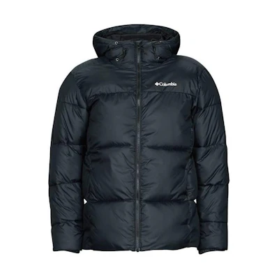 Columbia Puffect Logo Print Hooded Jacket Black 2008413-010