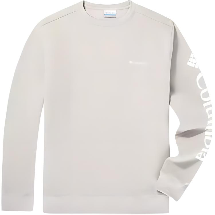 Columbia Pure Color Beige Crewneck Long-Sleeve Sweatshirt Comfortable & Breathable AE0954-280