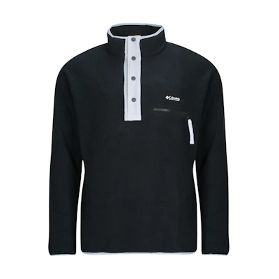 Columbia Retro Letter Print Pullover Sweatshirt Black 1889853-019