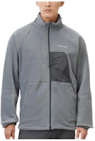 Columbia Retro Zip-Up Jacket with Logo Print in Gray AE0781-023 Columbia Retro Zip-Up Jacket with Logo Print in Gray AE0781-023