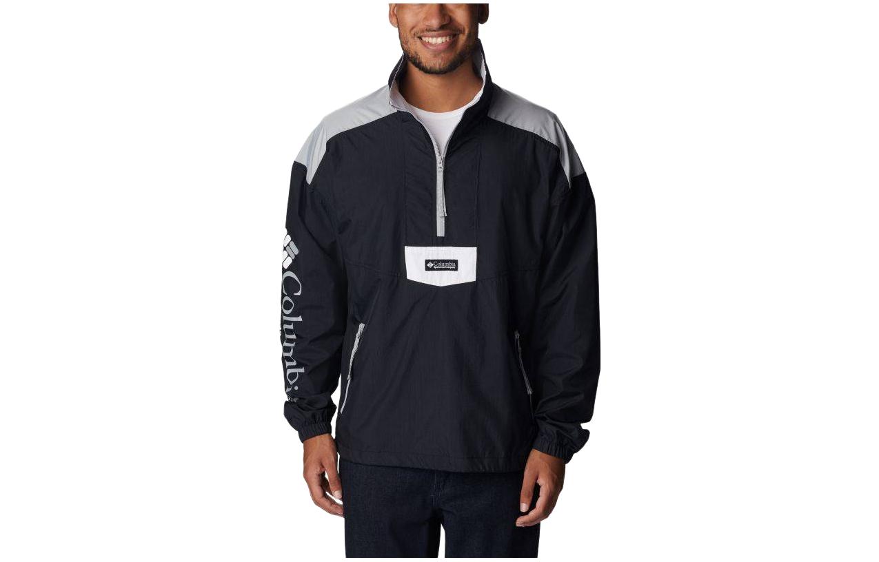 Columbia Riptide Retro Colorblock Half-Zip Jacket Black/Grey 1890091-012