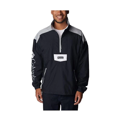 Columbia Riptide Retro Colorblock Half-Zip Jacket Black/Grey 1890091-012