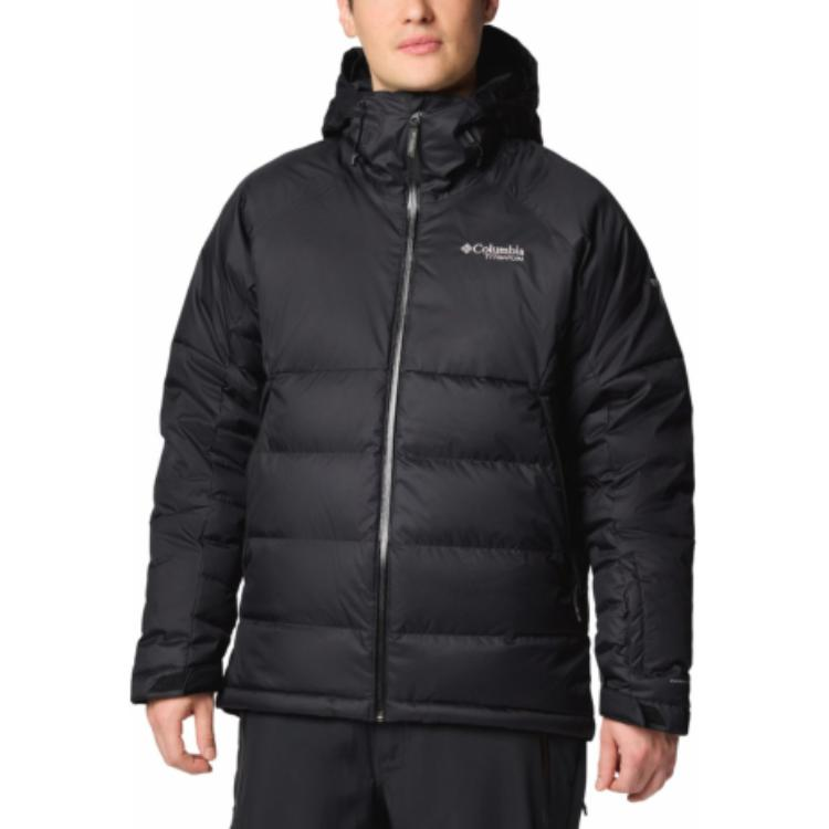 Shop コロンビア ロアリングフォーク フーデッド ジップ パファージャケット ブラック. 2087341-010