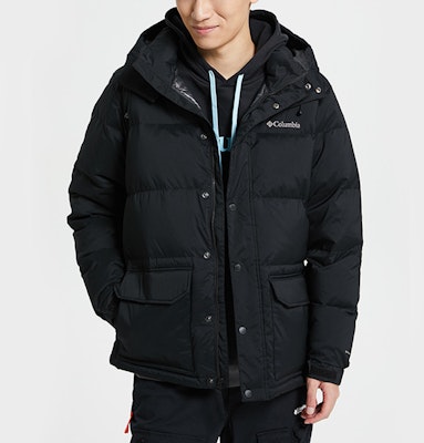 コロンビア ロックフォール 650フィル ダックダウンジャケット ブラック 防風 防寒 WE0995-010 Shop コロンビア ロックフォール 650フィル ダックダウンジャケット ブラック 防風 防寒 WE0995-010