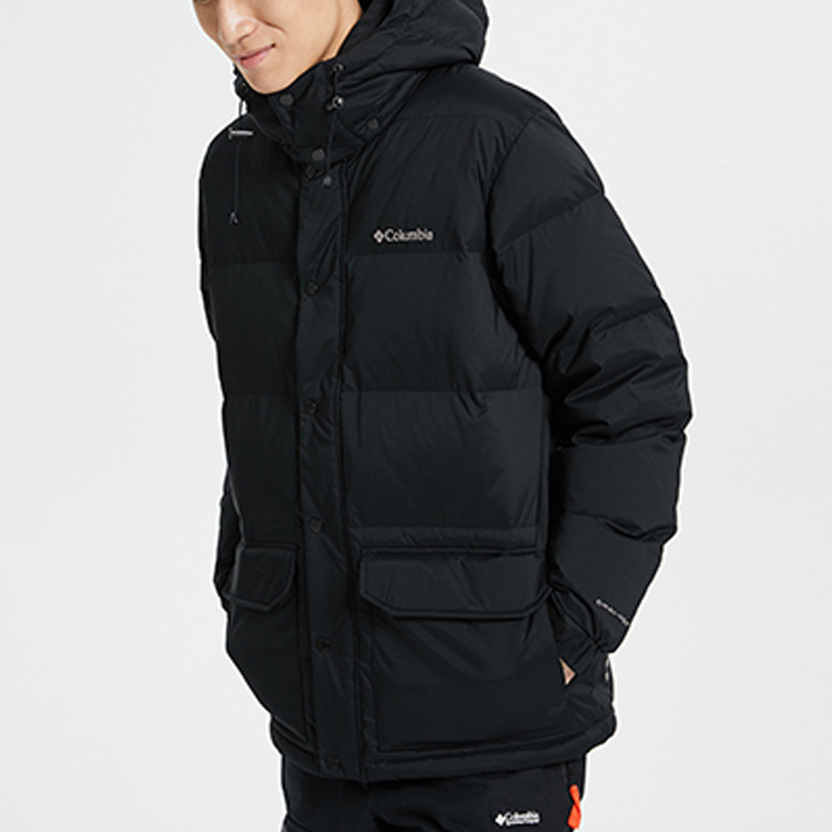 Details for コロンビア ロックフォール 650フィル ダックダウンジャケット ブラック 防風 防寒 WE0995-010
