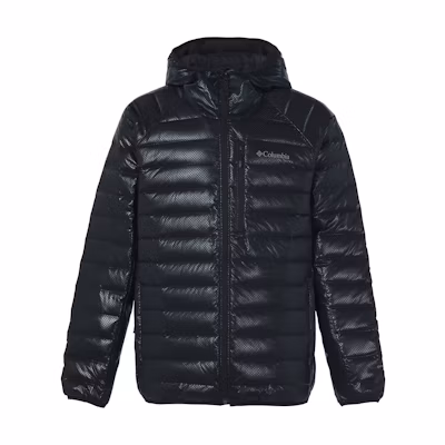 Columbia Seamless Hooded Down Jacket Black - Urban Outdoor Series. WE1328-010
