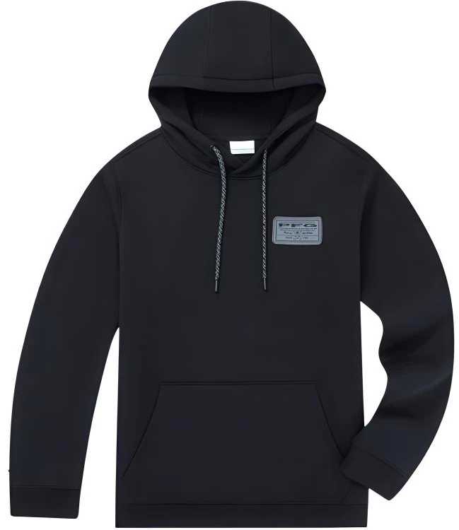 columbia-solid-color-comfortable-breathable-hoodie-black-fm-3860-010