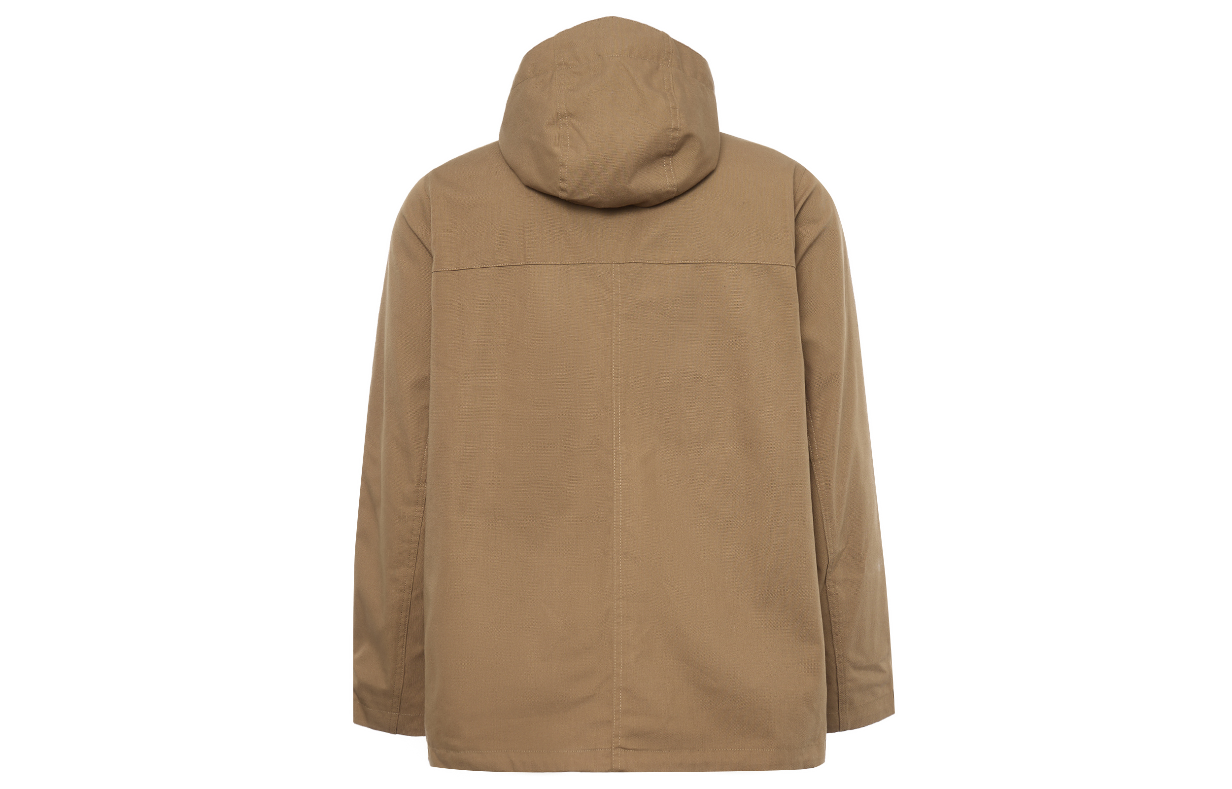 Lookbook Columbia Jaket Hoodie Zip Logo Sulam Warna Khaki WE0399-257