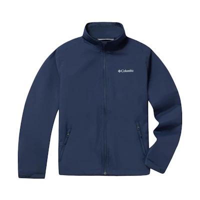 Columbia Solid Color Standing Collar Zip-Up Sports Jacket XE5711-464