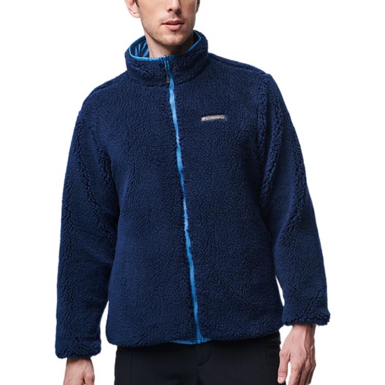 Lookbook Columbia 經典標誌印花拉鍊外套 海軍藍 PM4977-464