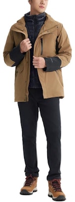 Columbia South Gate 2 三合一防水羽绒登山夹克 - 棕色 WE9643-257 Details for Columbia South Gate 2 三合一防水羽绒登山夹克 - 棕色 WE9643-257