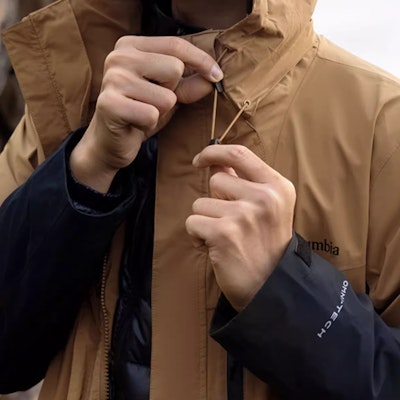 Columbia South Gate 2 三合一防水羽绒登山夹克 - 棕色 WE9643-257 Sizing Columbia South Gate 2 三合一防水羽绒登山夹克 - 棕色 WE9643-257