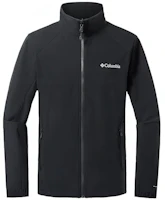 Columbia SS22 Black Waterproof Logo Print Zip-Up Jacket for Men PM4933-012 Columbia SS22 Black Waterproof Logo Print Zip-Up Jacket for Men PM4933-012