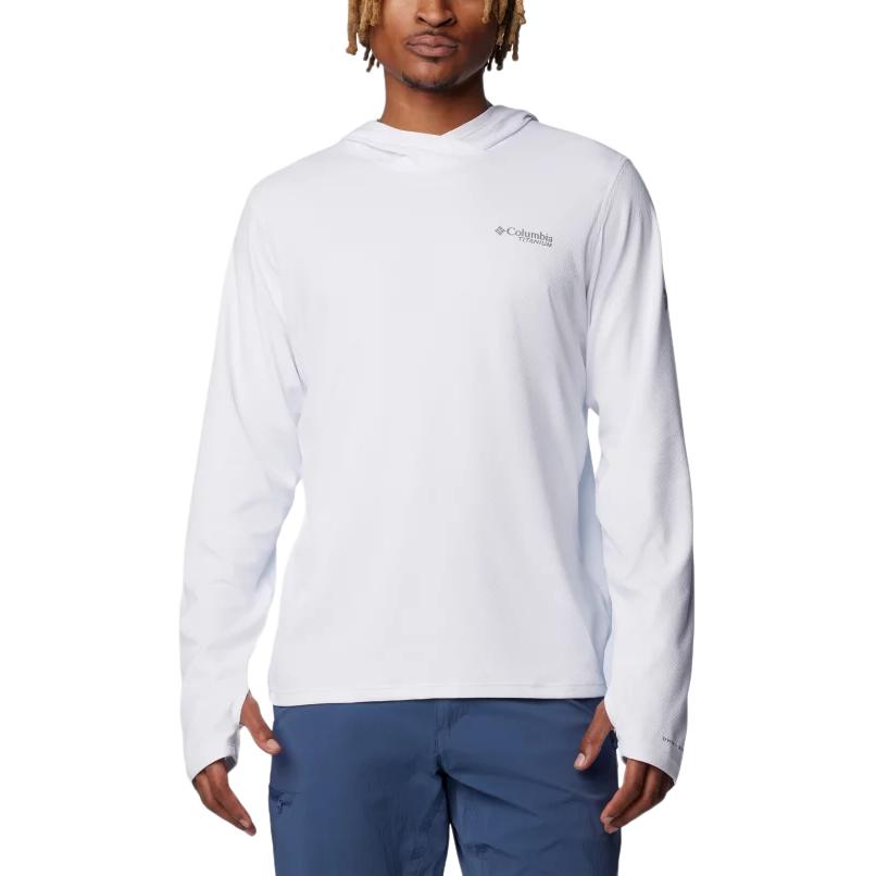 Columbia Summit Valley Soft Hooded Sweatshirt White - Comfortable Fit 2071991-100