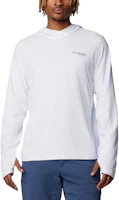 Columbia Summit Valley Soft Hooded Sweatshirt White - Comfortable Fit 2071991-100 Columbia Summit Valley Soft Hooded Sweatshirt White - Comfortable Fit 2071991-100