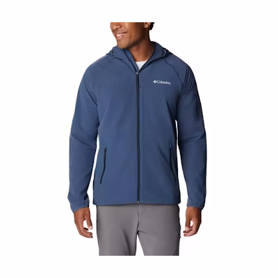 Columbia Tall Heights™ Blue Hooded Softshell Jacket 1975591-478