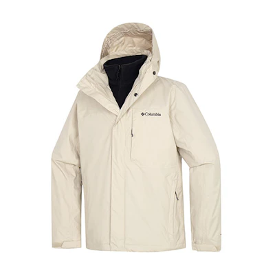 Columbia Tieton Loop Interchange Jacket Beige Waterproof Hiking Jacket. WE1322-271
