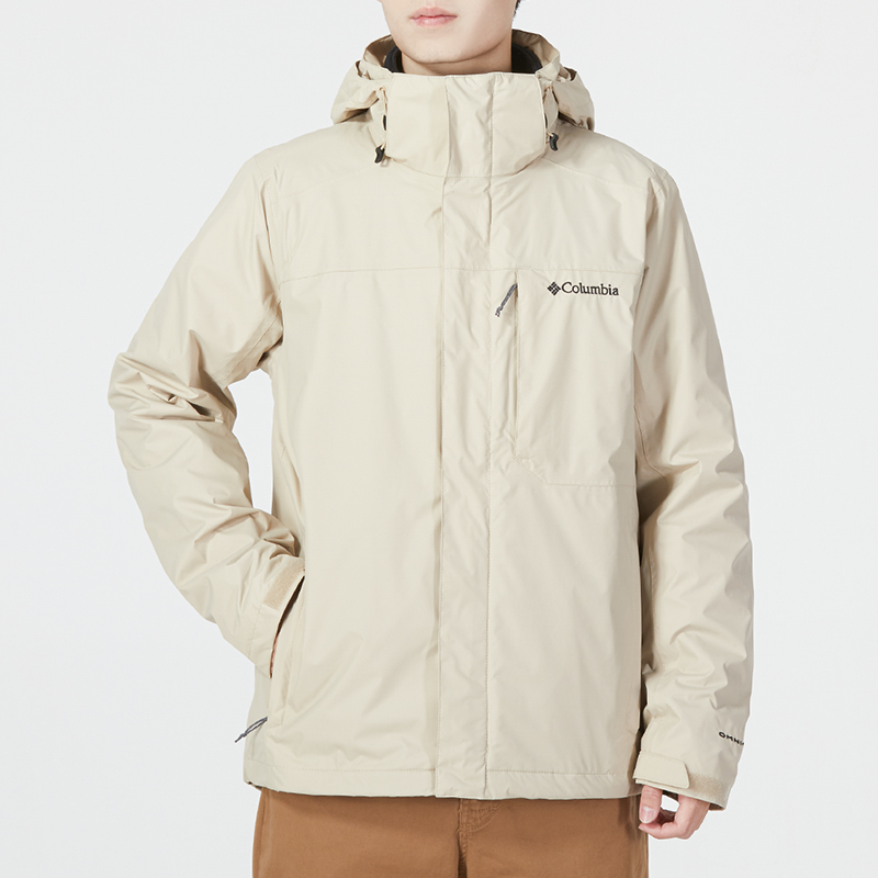 Shop Columbia Tieton Loop Interchange Jacket Beige  Waterproof Hiking Jacket. WE1322-271