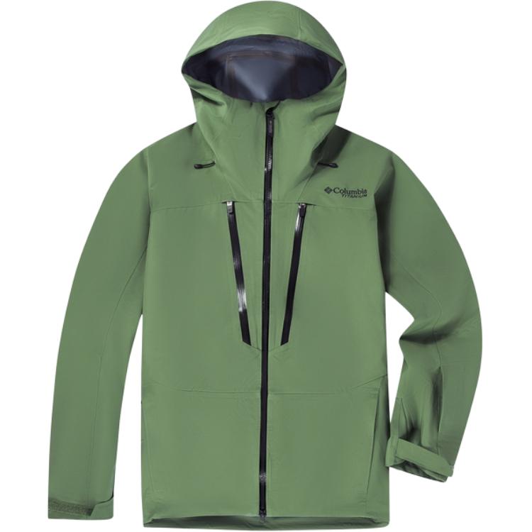Order Chaqueta de Esquí Impermeable Respirable Columbia Titanium 3L Verde con Capucha. WE8679-352