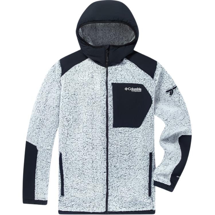 Columbia Titanium Omni-Heat Fleece Hoodie Jacket Black/Grey AE6630-100